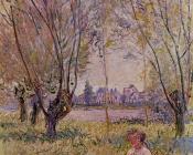 克劳德 莫奈 : Woman Sitting under the Willows